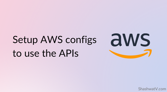 AWS SDK configuration setup